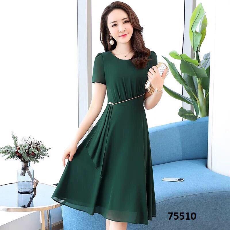 Váy dự tiệc công sở đính ngọc sang trọng