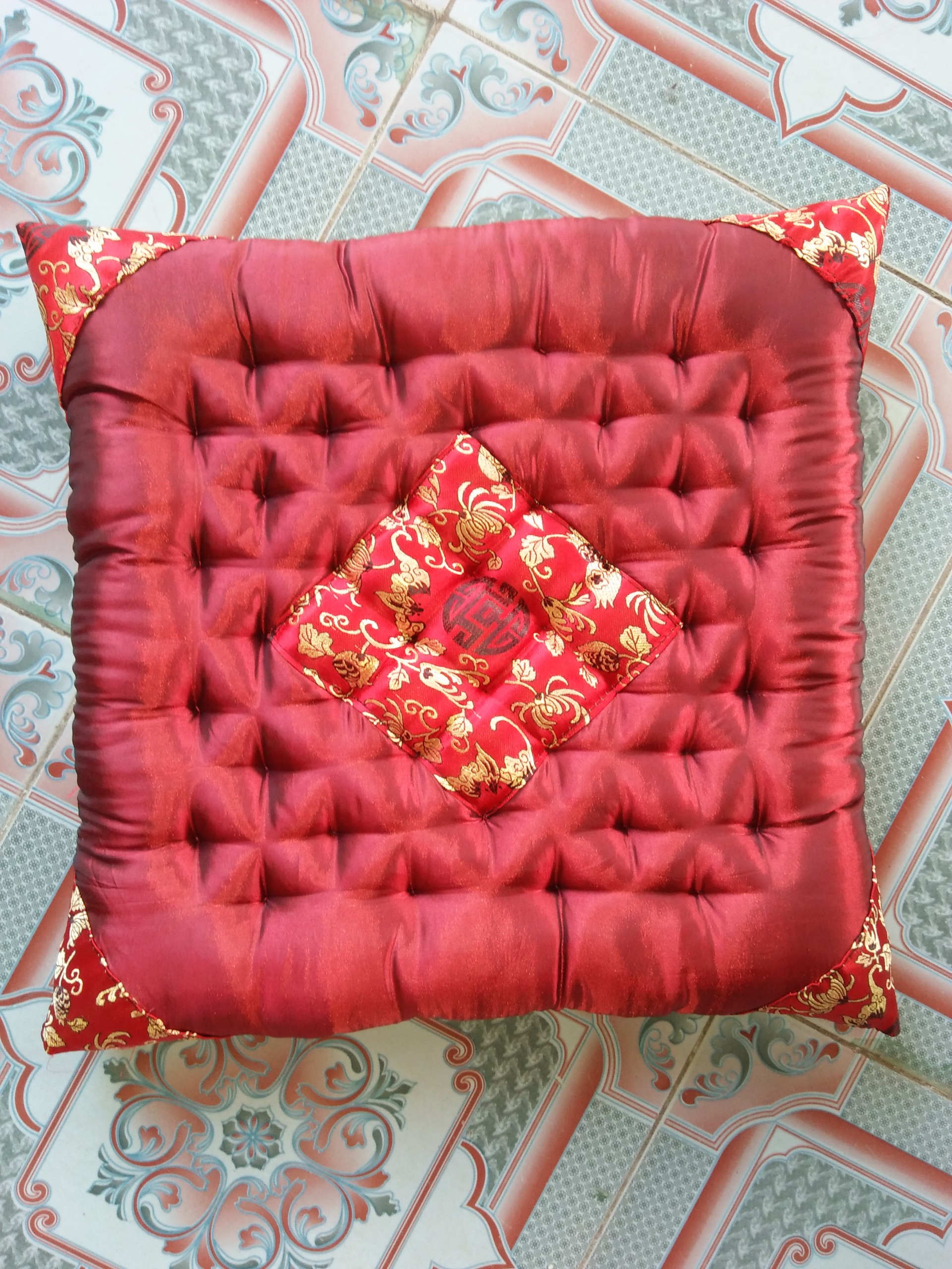 Đệm ngồi bệt thảm trải ghế 40x40cm