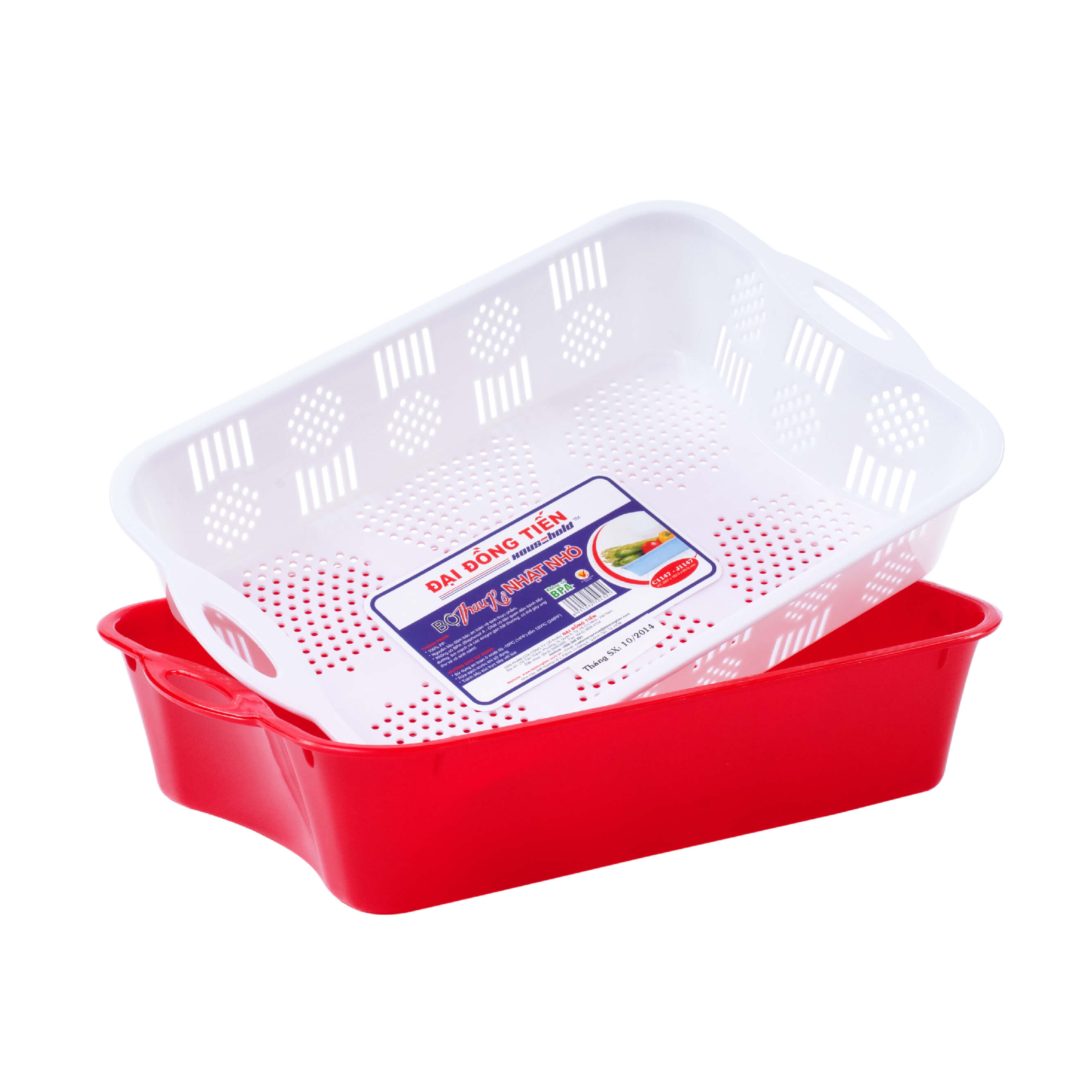 Bộ thau rổ nhật nhỏ đại đồng tiến c1147 - j1147