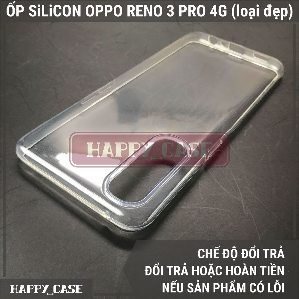 Ốp Điện Thoại OPPO RENO3 PRO 4G (LOẠI ĐẸP) Thin Transparent Silicon