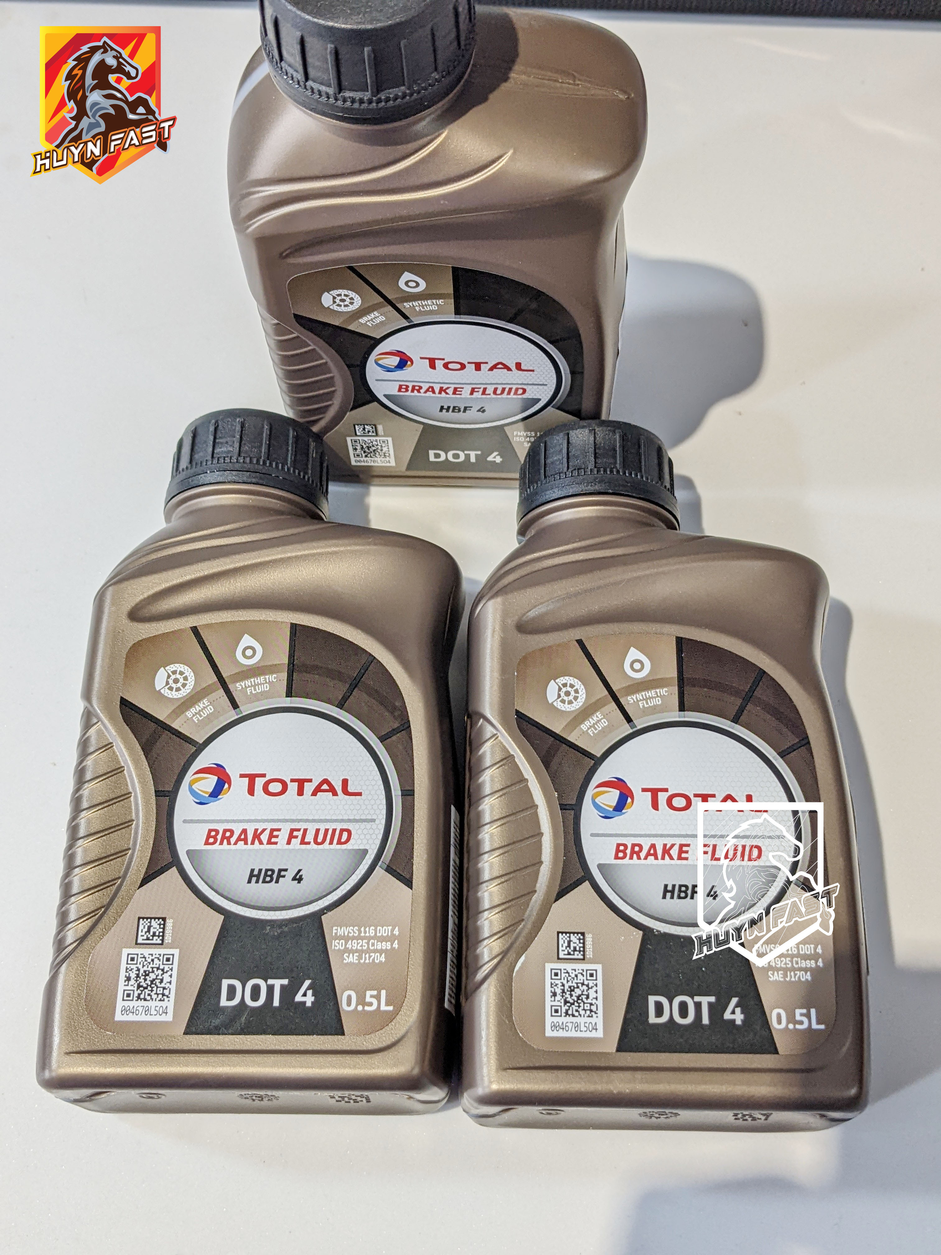 DẦU THẮNG (DẦU PHANH) TOTAL BRAKE FLUID HBF4 - DOT 4 (0.5L)