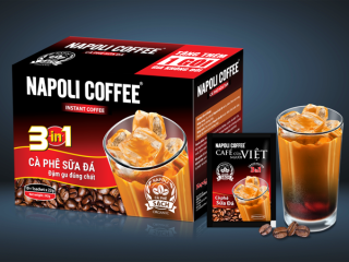 Napoli Cà phê sữa đá 3 in 1 loại (10 gói x 22g ) thumbnail