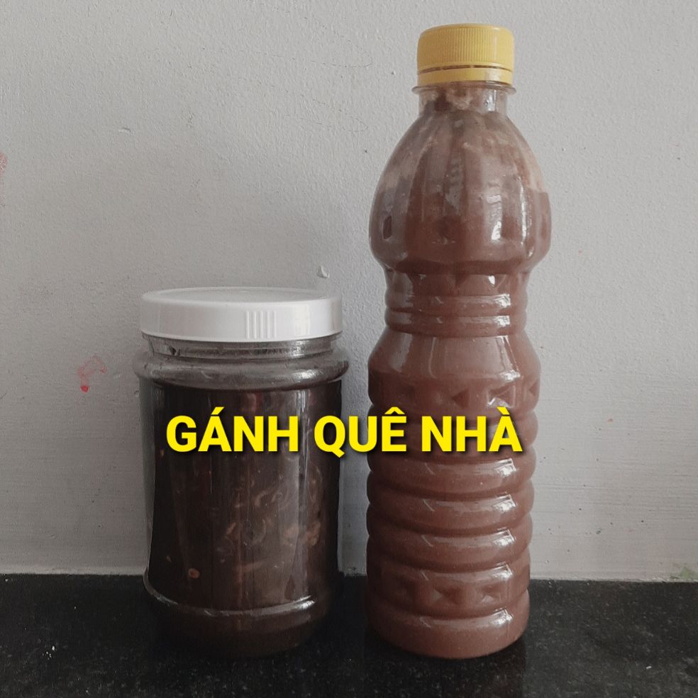 1CHAI MẮM NÊM 450ML+1HỦ MẮM MỰC 500GR