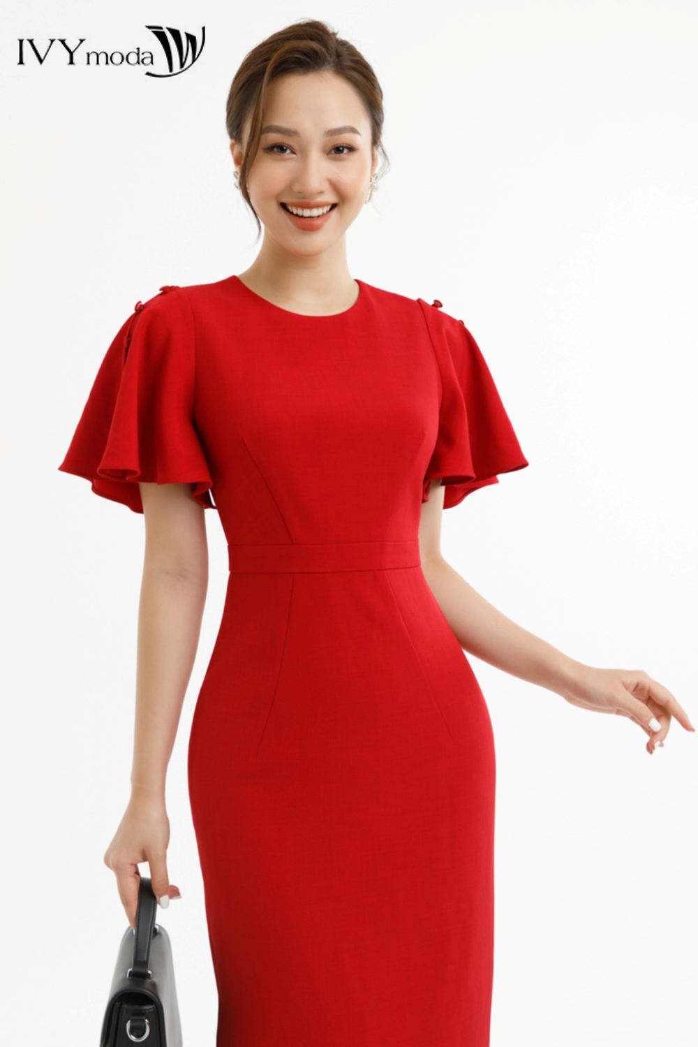 Đầm ôm cánh tiên IVY moda MS 48M7664