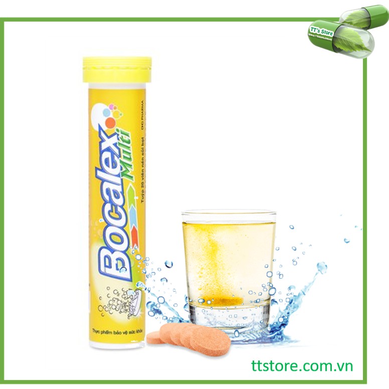 [HCM]Viên sủi BOCALEX MULTI DHG (Tuýp 20 viên) - Bổ sung vitamin [Beroca berroca berocca]