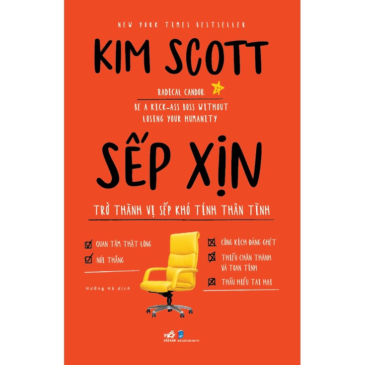 Sách - Sếp xịn: Trở thành vị sếp khó tính thân tình
