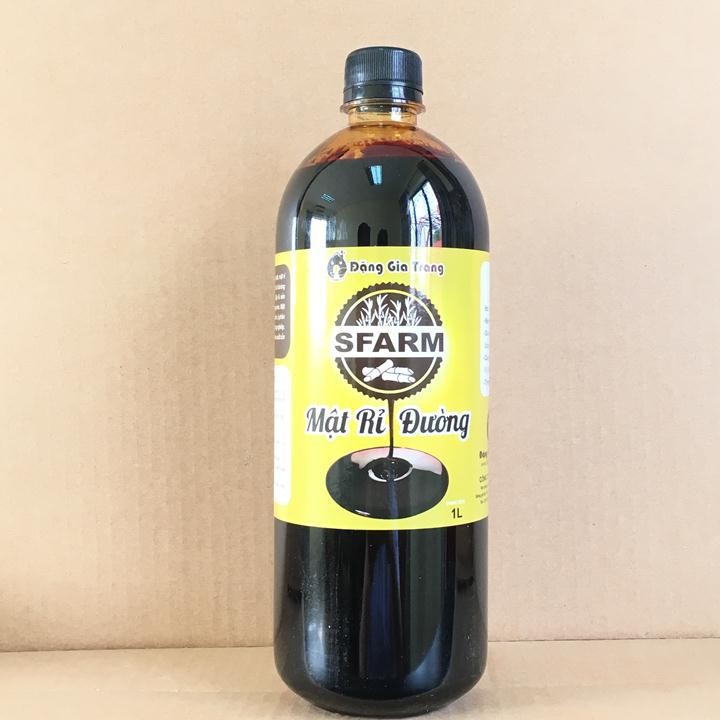 Phân bón Mật rỉ đường SFARM chai 1 lít dùng ủ phân hữu cơ