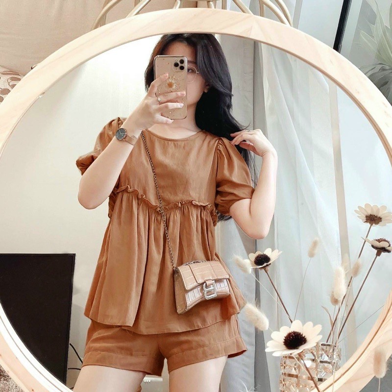 [HCM]Sét Peplum Bèo Ngực Bigsize 60=>90KG