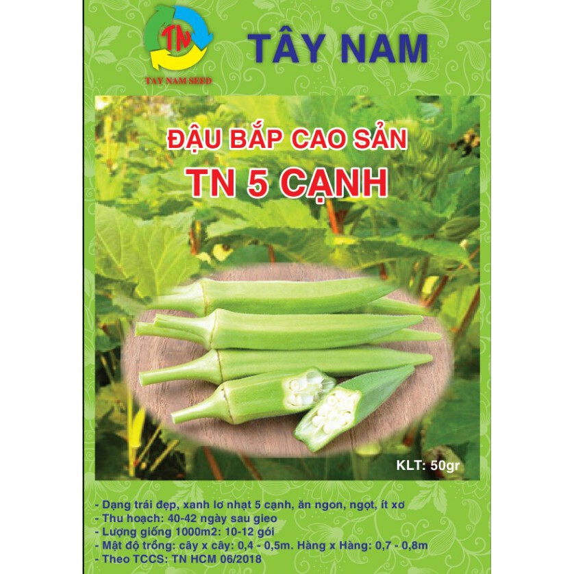 Hạt giống đậu bắp cao sản Tây Nam 5 cạnh