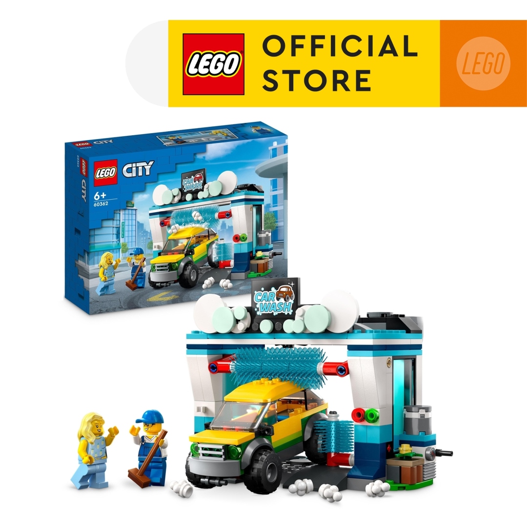 LEGO CITY 60362 Đồ chơi lắp ráp Trạm rửa xe (243 chi tiết)