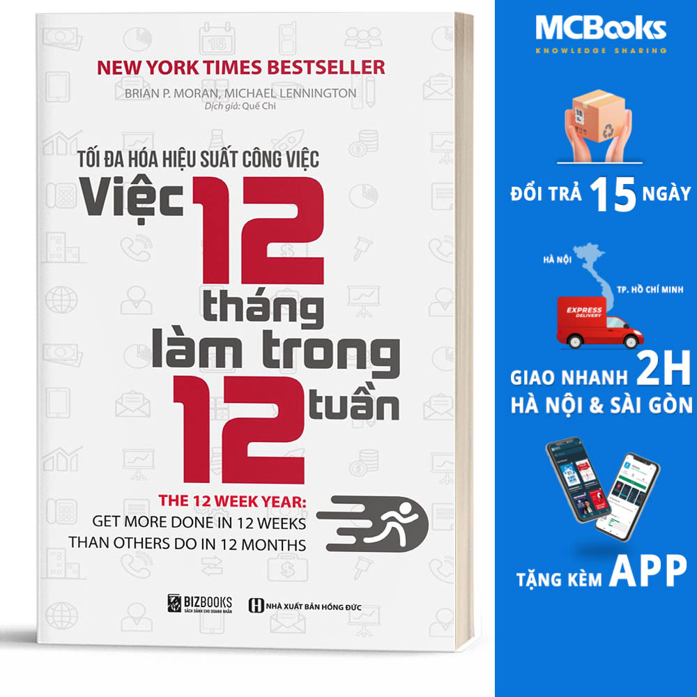 Sách Tối đa hóa hiệu suất công việc Việc 12 tháng làm trong 12 tuần