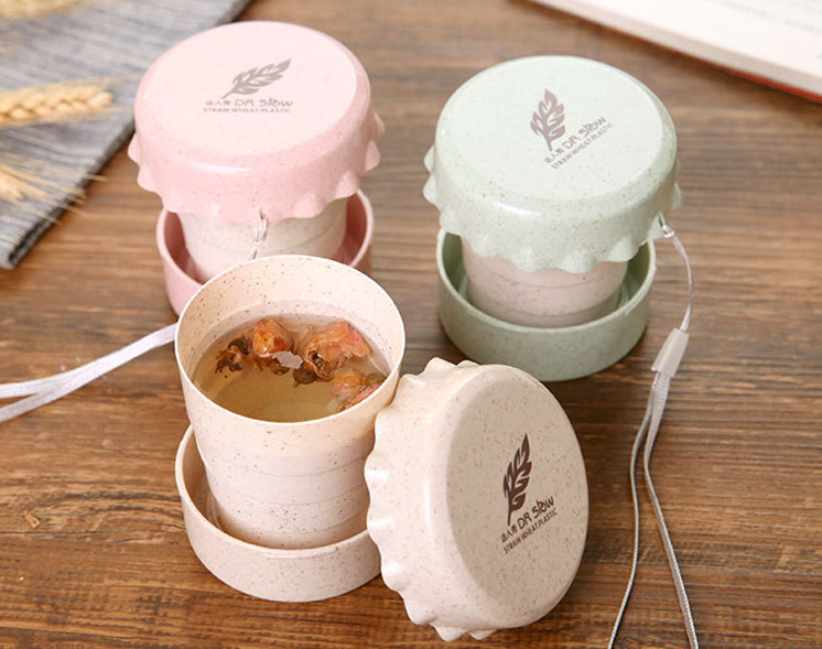 Cốc Lúa Mạch Mini Du Lịch Xếp Gọn/ Ly Lúa Mạch Mini Du Lịch Xếp Gọn