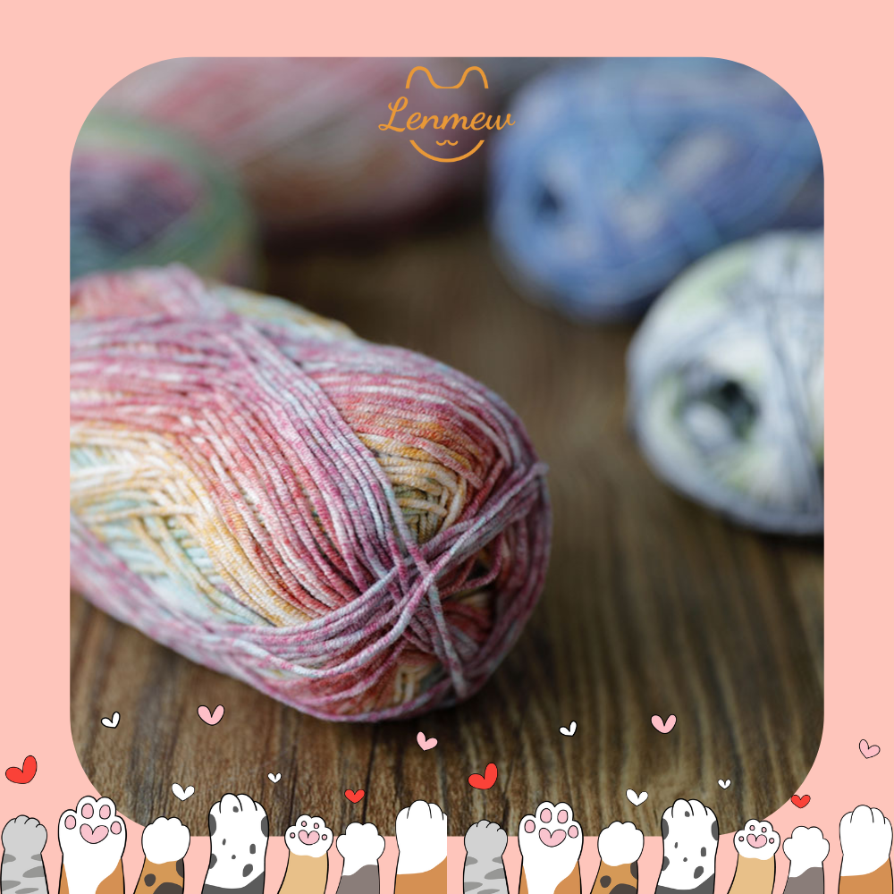 Len Baby Yarn chính hãng (cuộn 40g) (Bảng màu loang)
