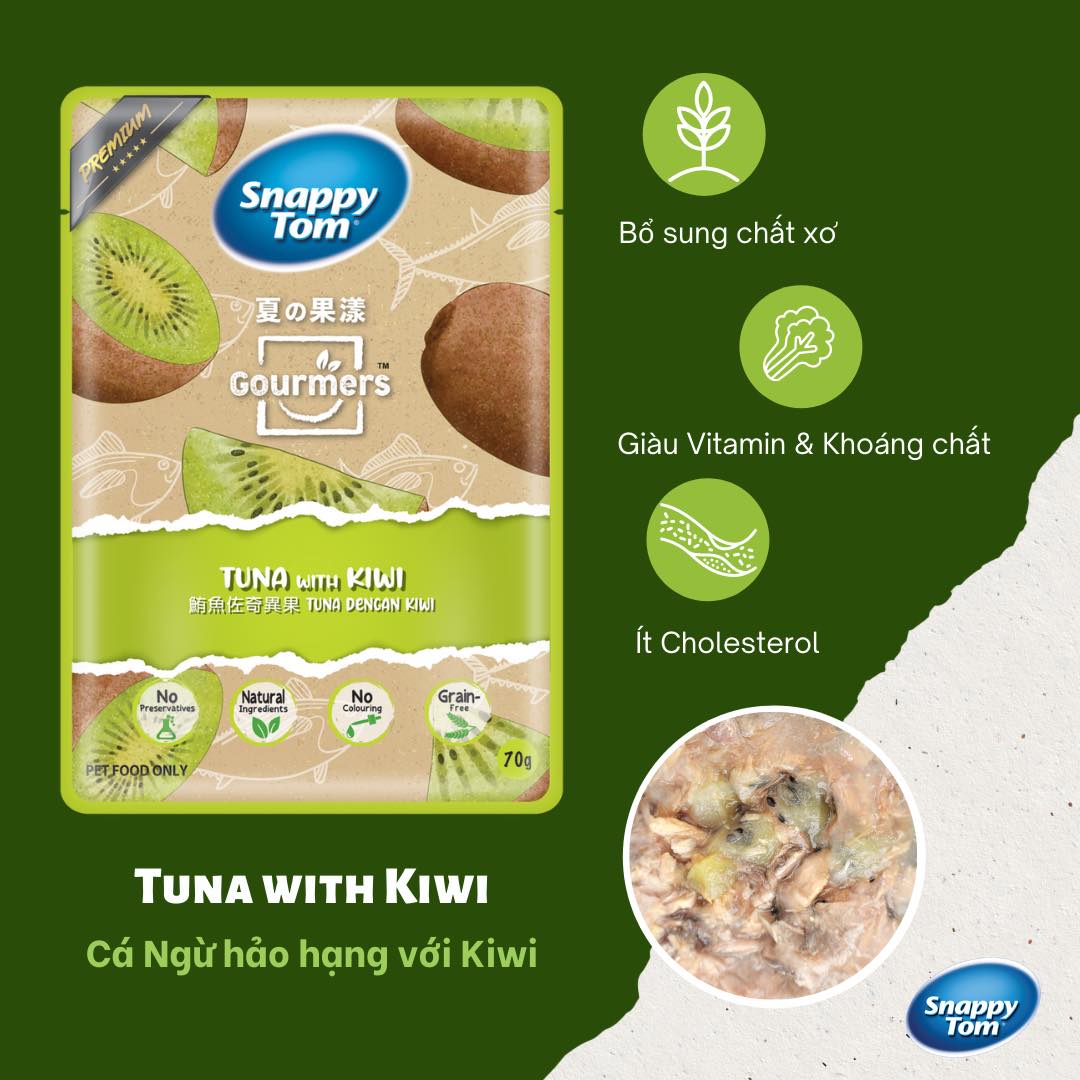 Pate Mèo Snappy Tom trái cây
