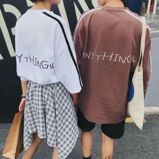 [Quỳnh Chi Luxury] Áo thun nam nữ form rộng chất đẹp ANYTHING