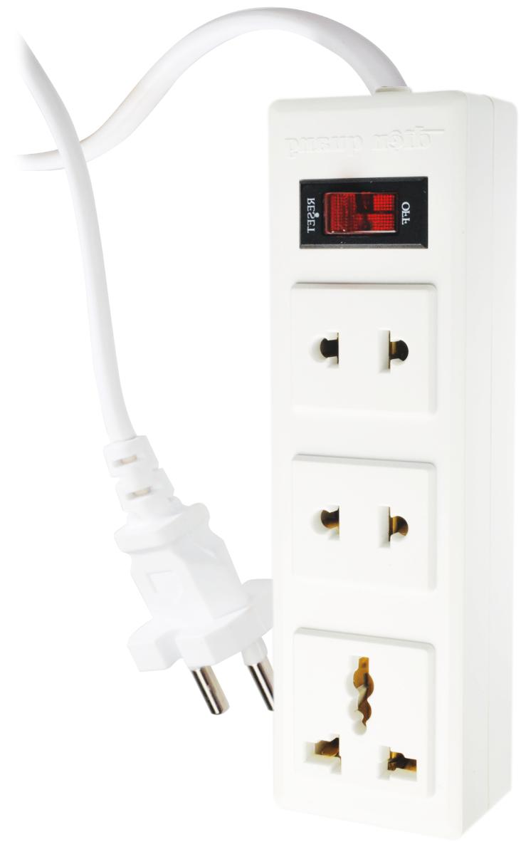 Ổ cắm điện đa năng Điện Quang ĐQ 002A-02 (3 lỗ) công suất 2500w, tự ngắt khi quá tải, BH 12 tháng
