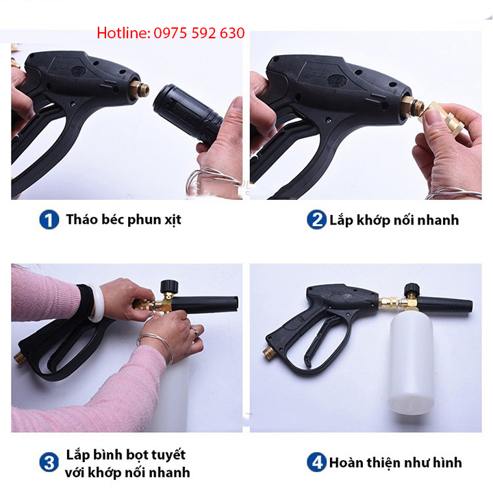 Bình phun bọt tuyết 1 Lít
