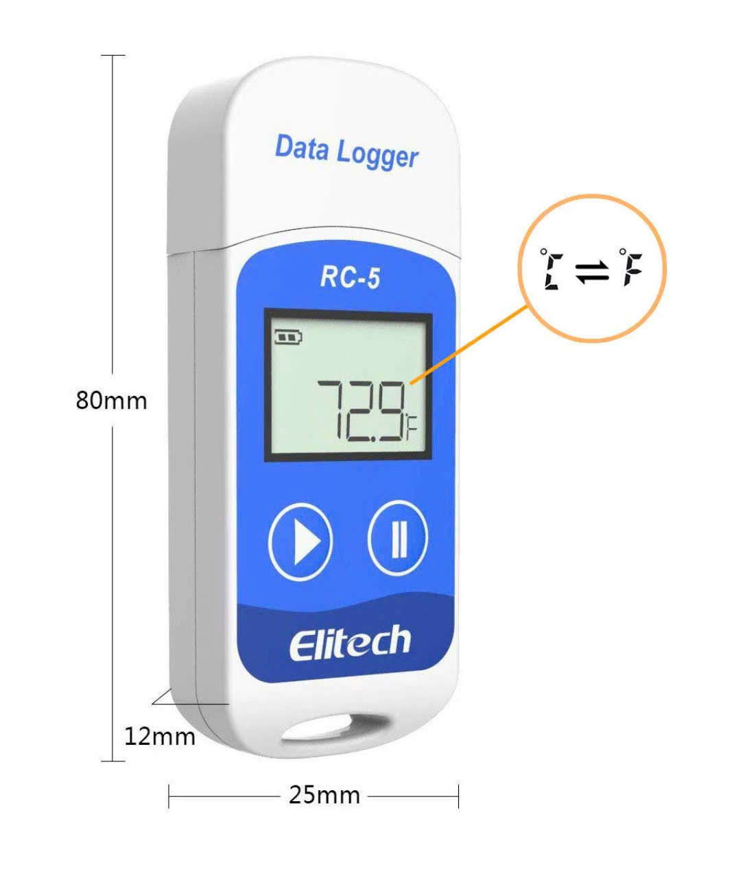 [HCM]Nhiệt kế tự ghi Elitech RC-5