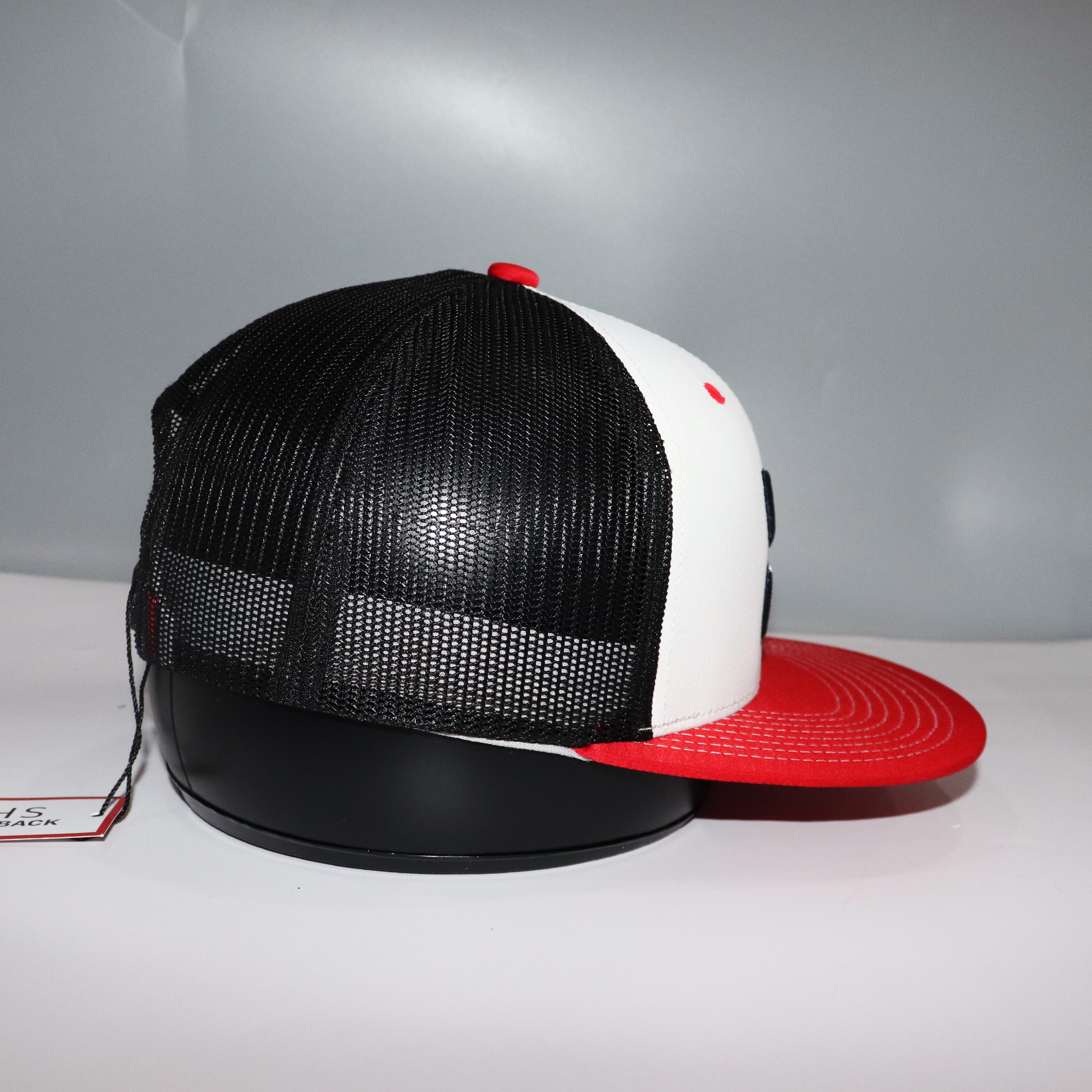 Nón Snapback NHS Cao Bồi Lưới Trắng Kết Đỏ CB001.