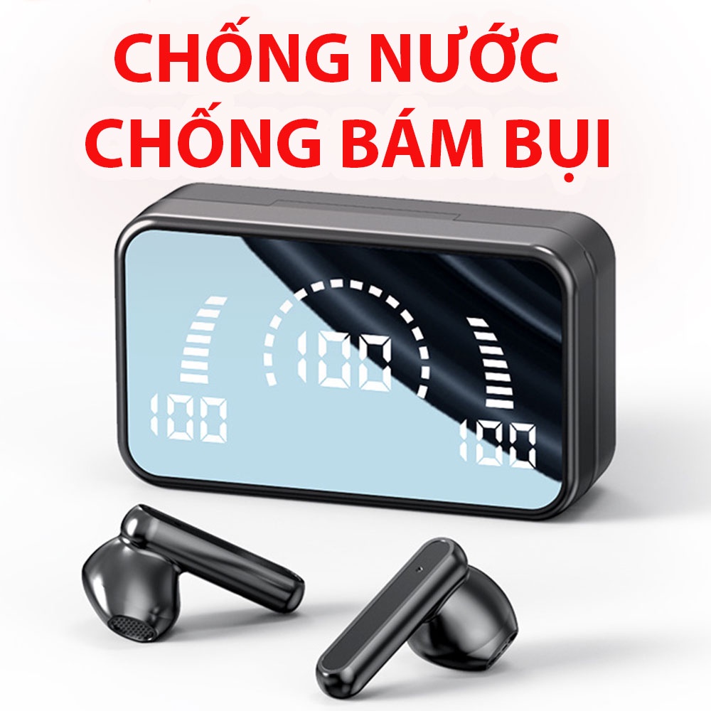 Tai Nghe Bluetooth không Dây S20 V5.3, Âm Thanh Hifi 9D Cực Hay Có Micro Màn hình LED chống thấm nước, Pin Trâu - BH lỗi 1 đổi 1