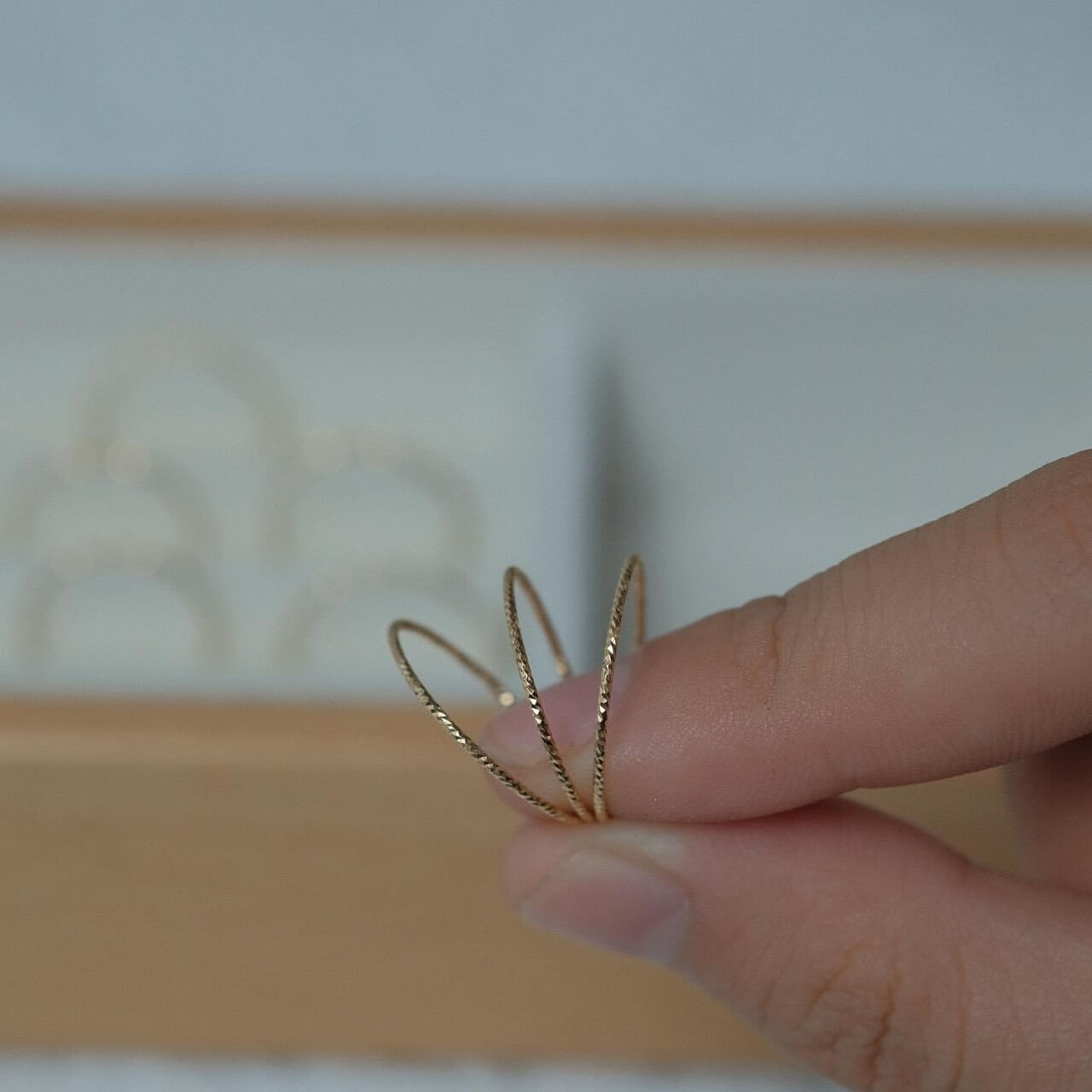 14KY Diamond Cut Ring - MOON Jewelry