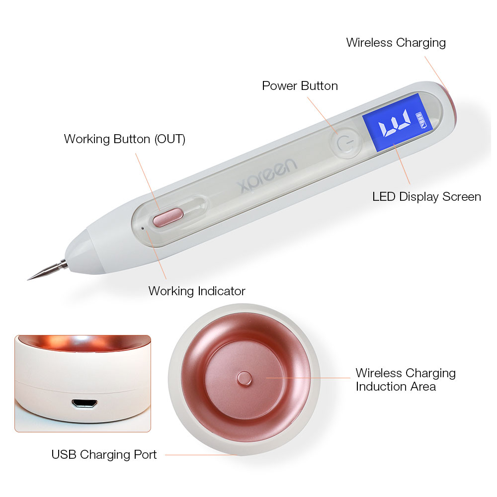 Laser Plasma Pen Machine Plasma Pen  Mole T attoo Remover Machine Skin Tag Removal Spot Cleaner