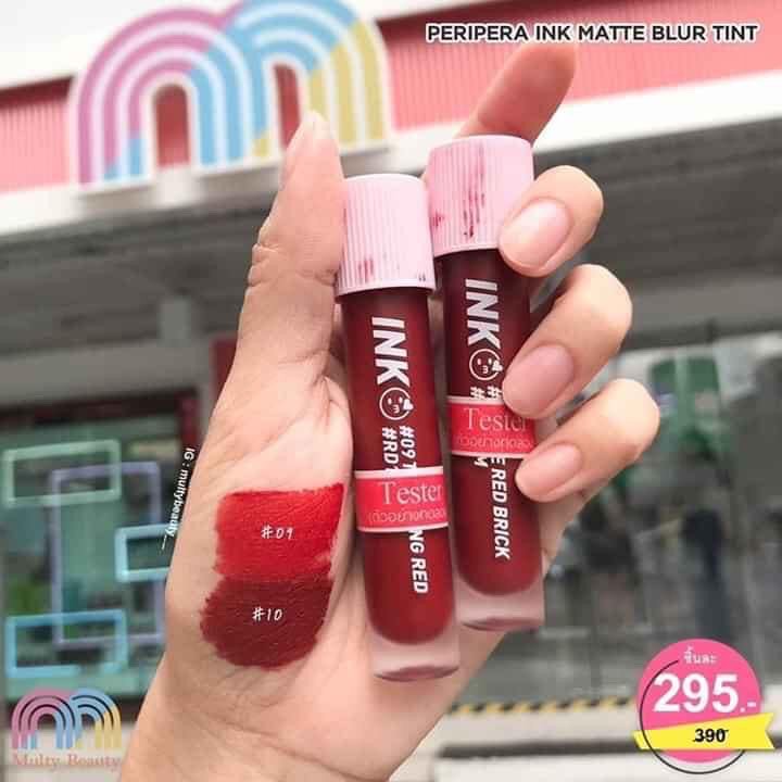 [ SẴN + BILL ] Son Kem Lì Mềm Mịn Môi Peripera Ink Matte Blur Tint.
