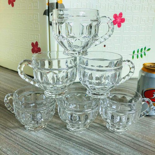 Bộ 6 ly thủy tinh cao cấp tay cầm