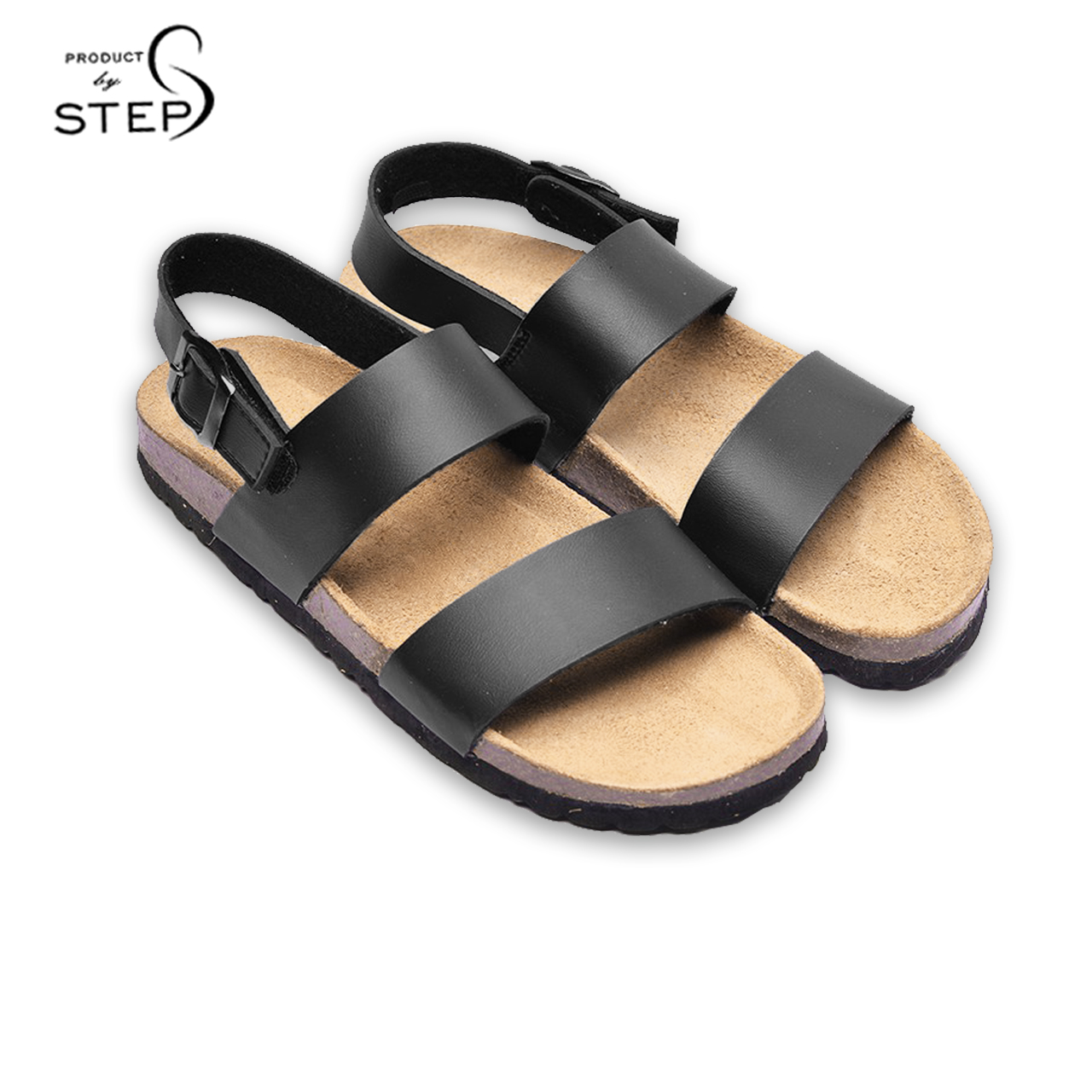[Sandal] Giày đế trấu Unisex Giả da quai đôi (size 35-45)