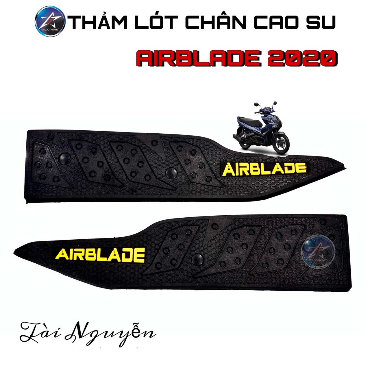 [HCM]THẢM CAO SU LÓT CHÂN CHO AIRBLADE 2016-2020 (MẪU NGẪU NHIÊN)