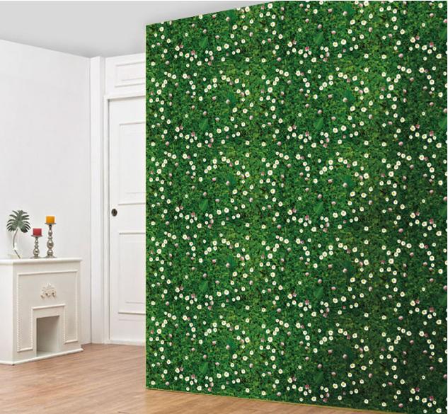 [HCM]Decal trang trí tường - Thảm Cỏ hoa cúc dại
