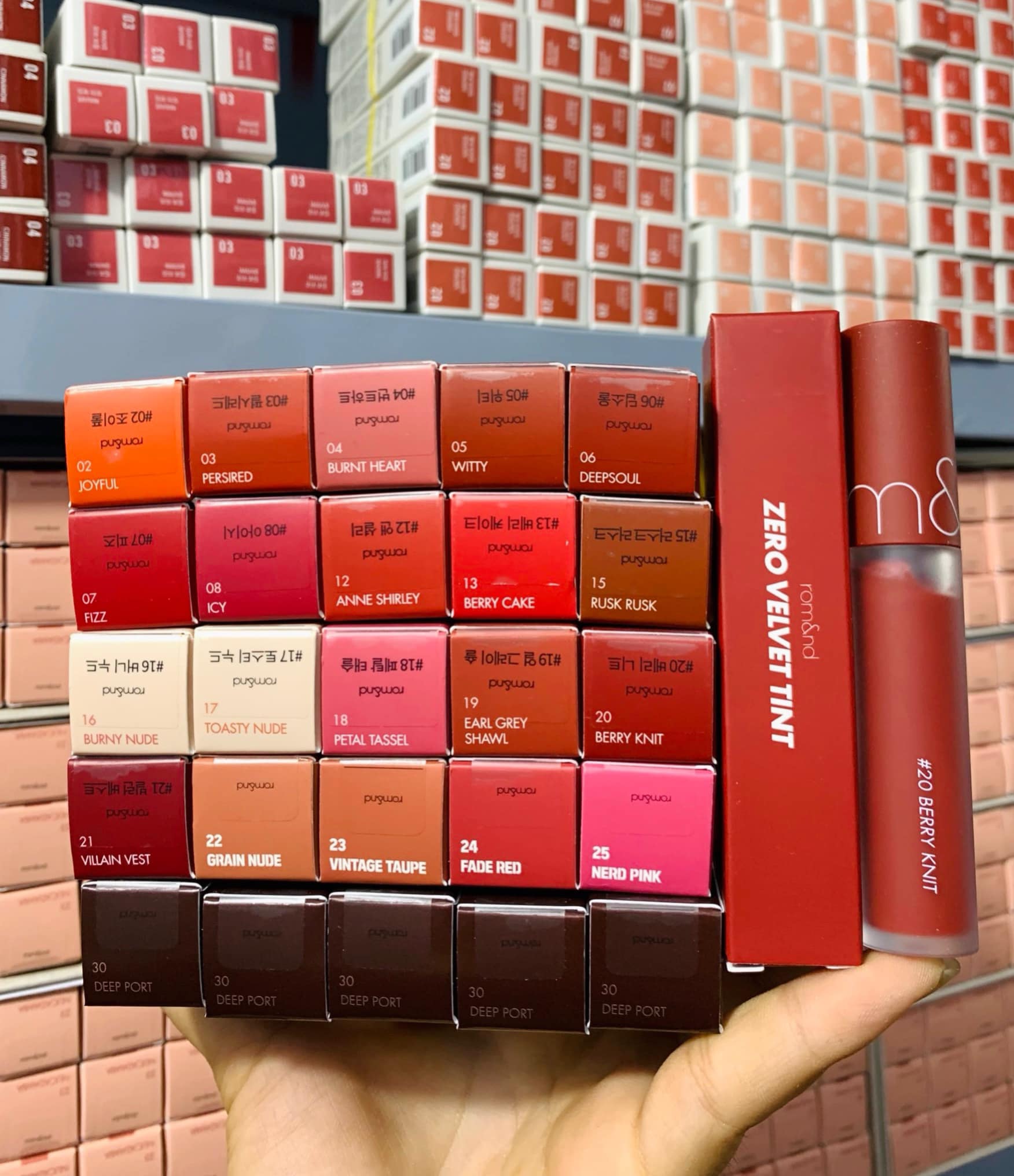 [HCM]Son Romand Zero Velvet Tint Shell Beach Nude Collection & Baked Velvet Collection 5g