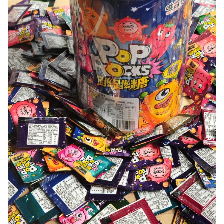 10 gói kẹo nổ pops rock phiên bản mới