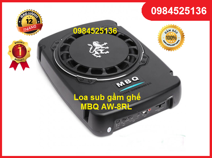 [Loa sub giá rẻ] LOA SUB GẦM GHẾ MBQ AW-8RL LOA SUB MBQ SƯ TỬ phụ kiện dành cho mọi loại xe ô tô đủ phụ kiện,loa siêu trầm. Loa sub gầm ghế MBQ. Loa sub giá rẻ.