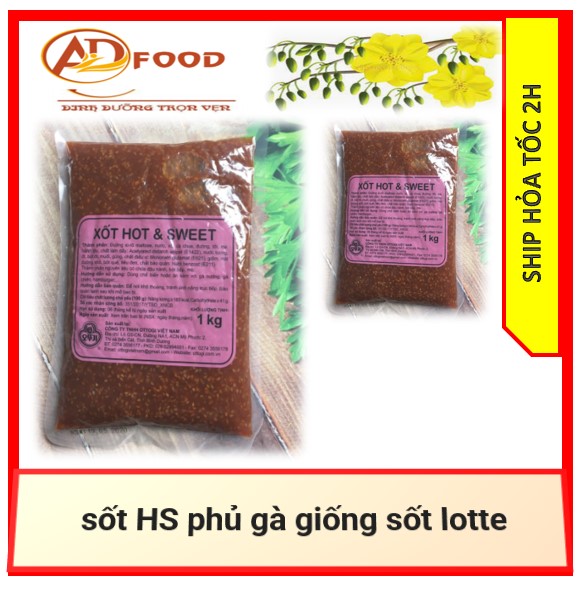 1kg sốt HS phủ gà giống sốt lotte siêu ngon