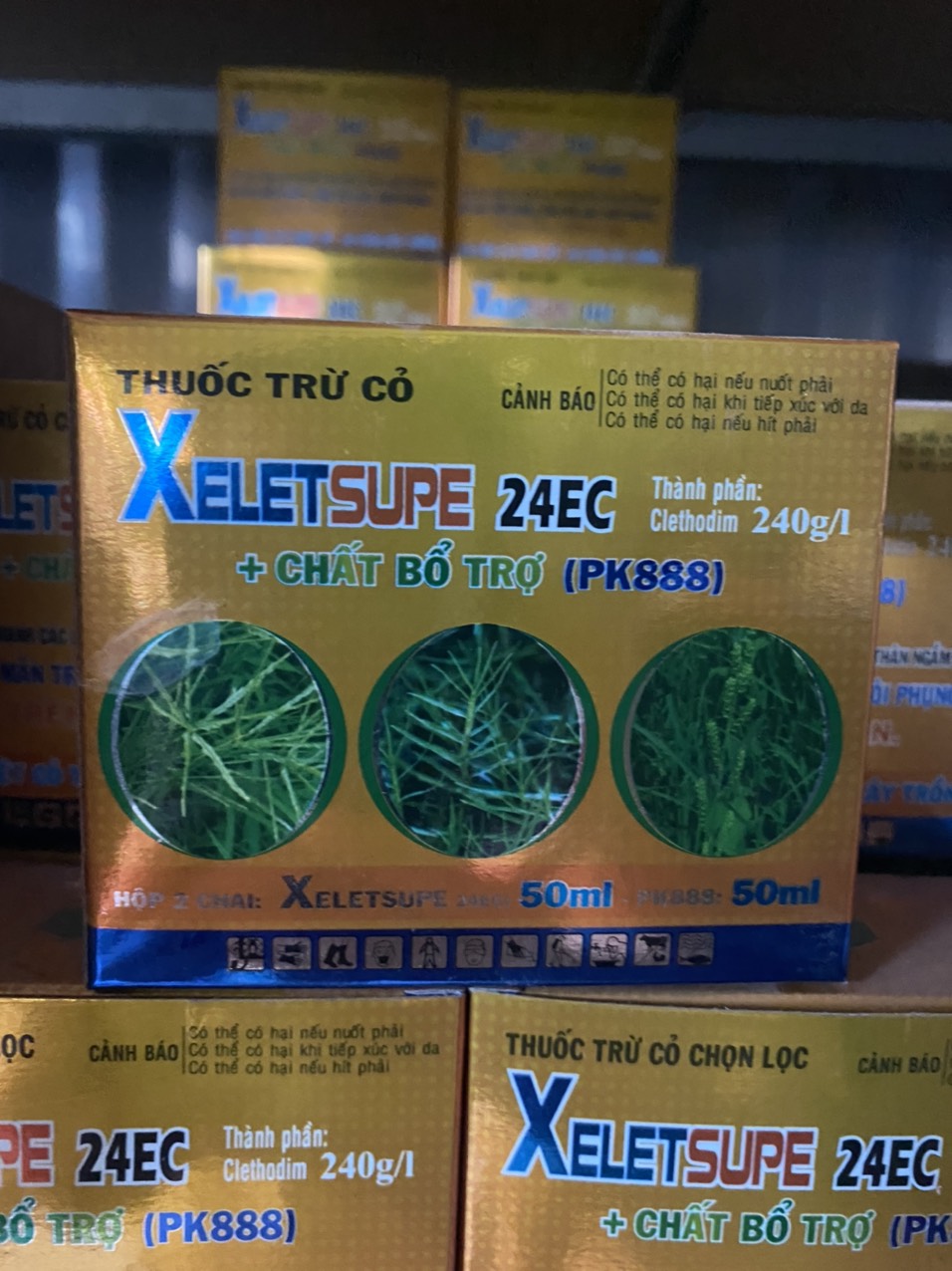 Thuốc trừ cỏ chọn lọc xeletsupe 24ec + chất bổ trợ pk888
