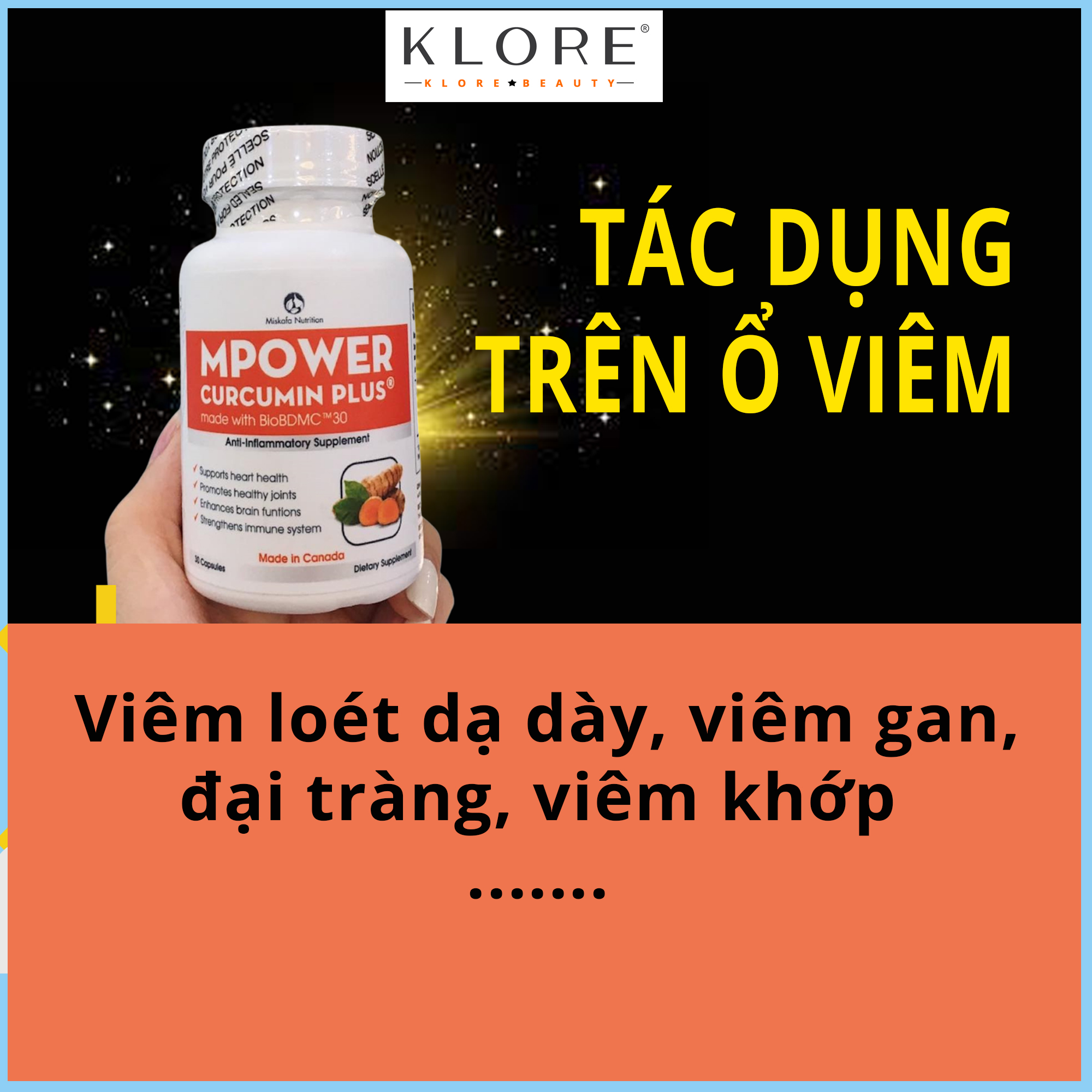 tinh chất nghệ Mpower curcumin plus