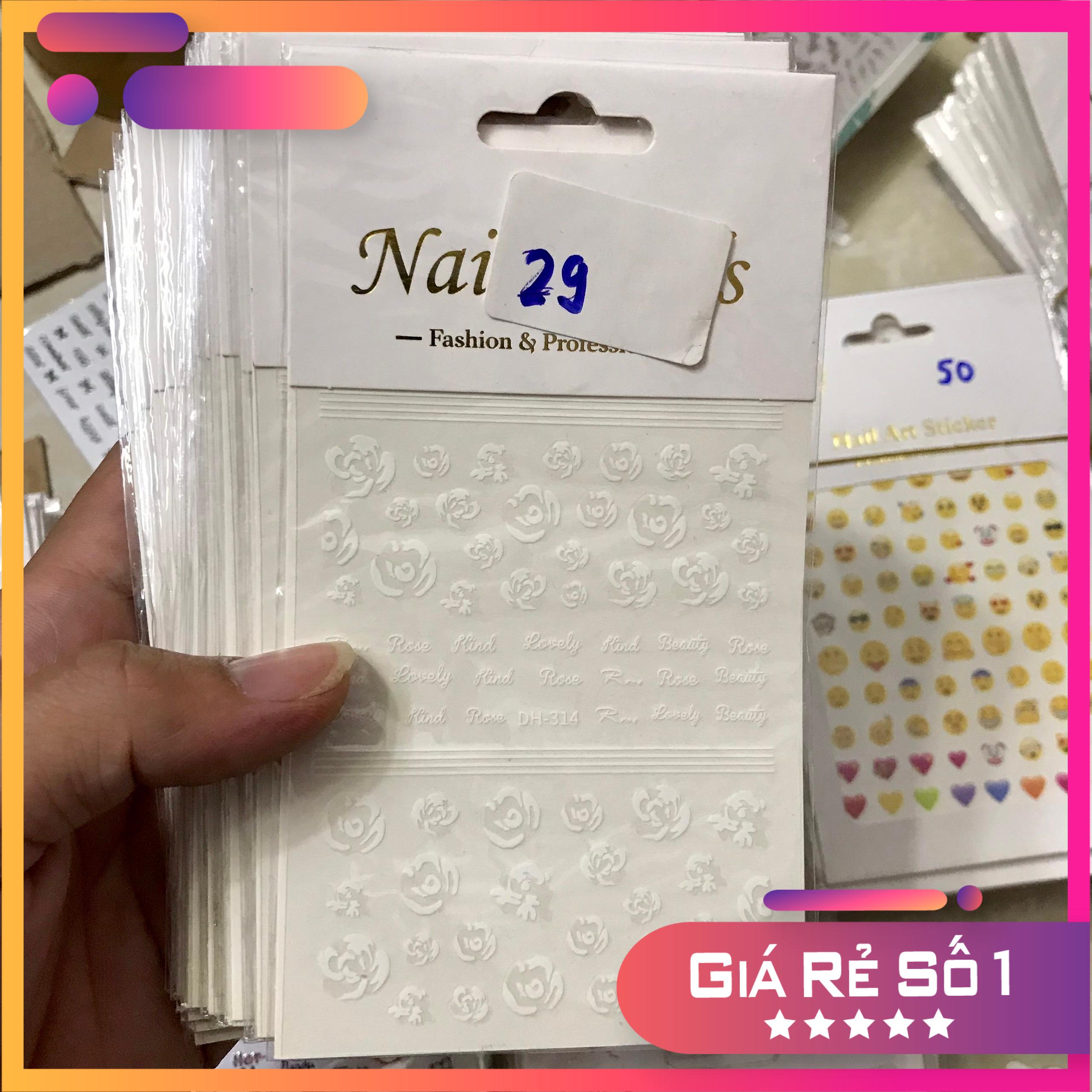Nail sticker dán móng tay - Chân - HOT 6