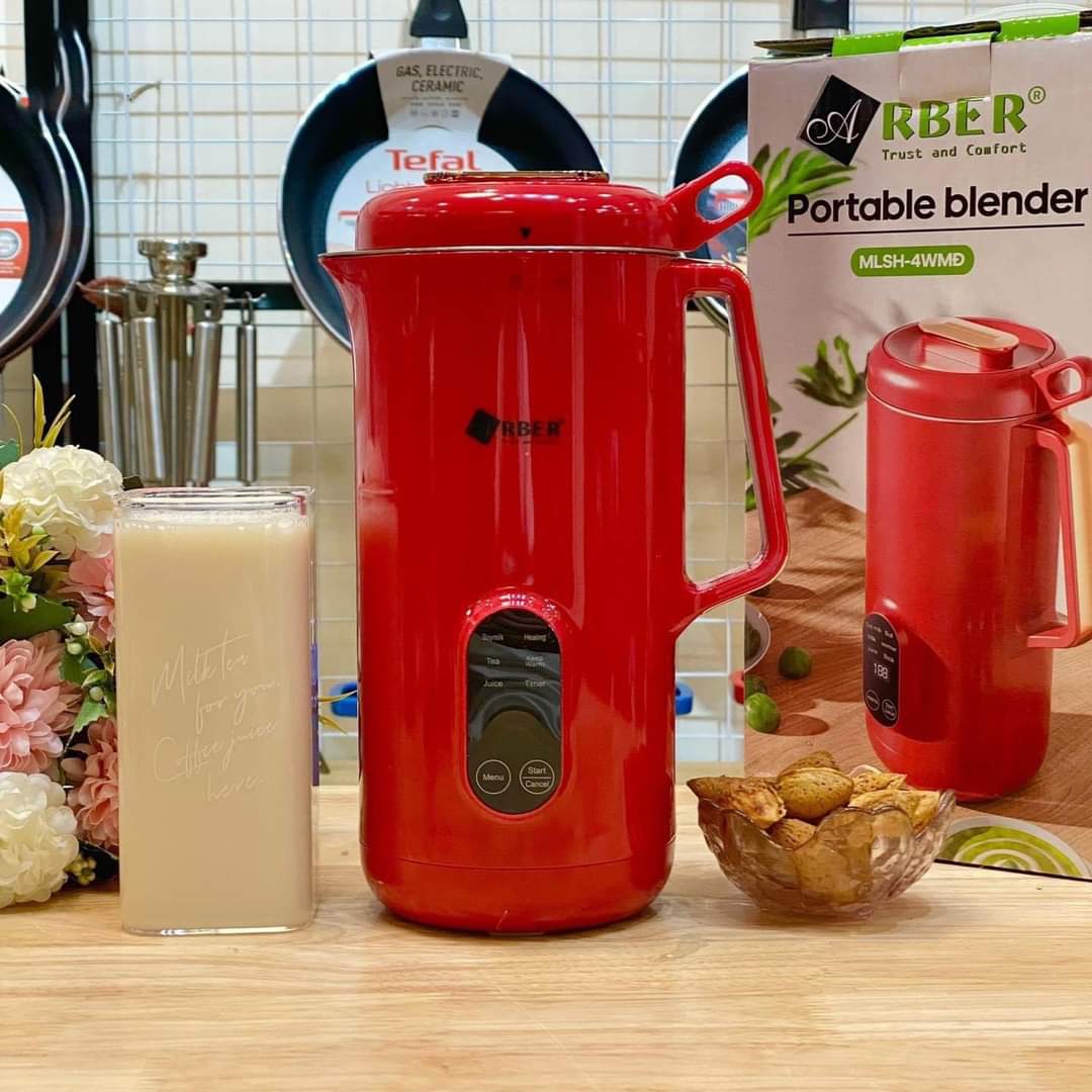 Máy làm sữa hạt mini, Máy xay sữa hạt ARBER MLSH4WMĐ dung tích 350ml