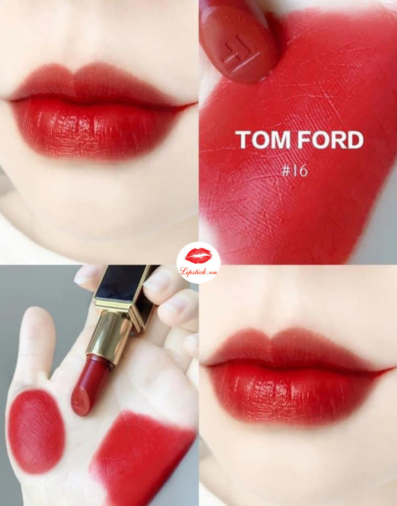 Son Tom Ford Lip Color Matte Lipstick Ruby Rush 07 Vỏ Đen Aura Store