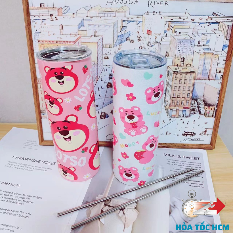 Ly giữ nhiệt trụ cao 600ml