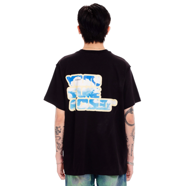 Áo thun tay ngắn cổ tròn 5THEWAY® /cloud boy/ SQUARE TEE