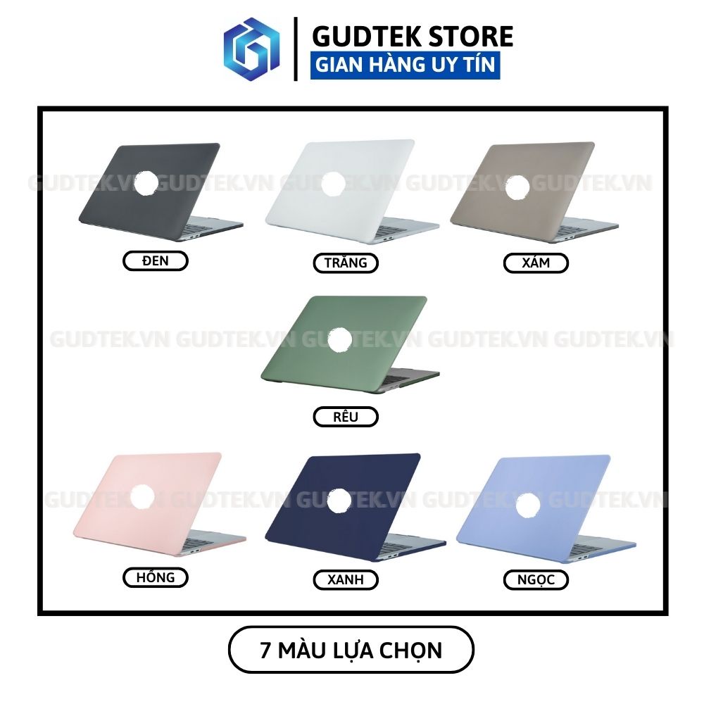 Ốp Macbook Nhám, Case Macbook Matte Bảo Vệ Máy, Nhiều Màu
