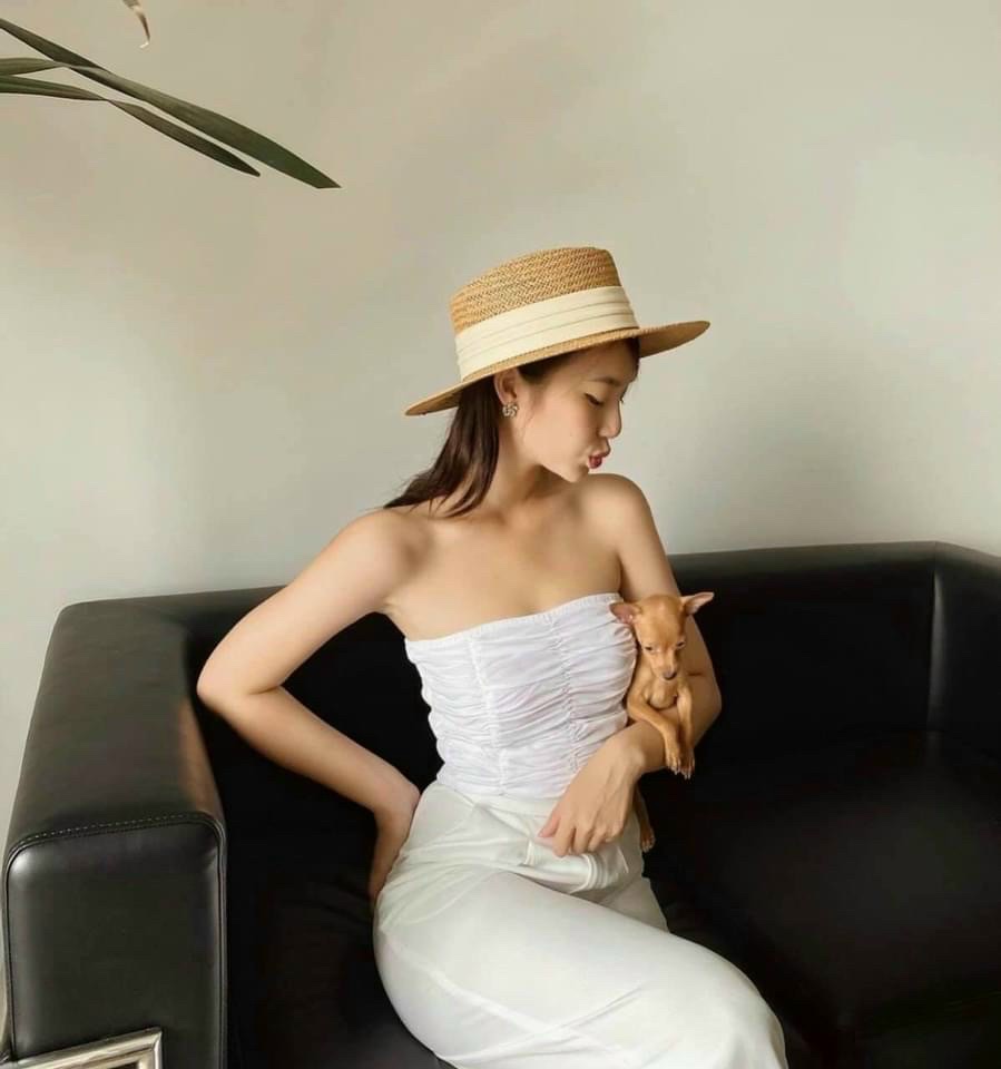 Áo ống thun lụa giún có may kèm mod ngực (Dưới 48kg)