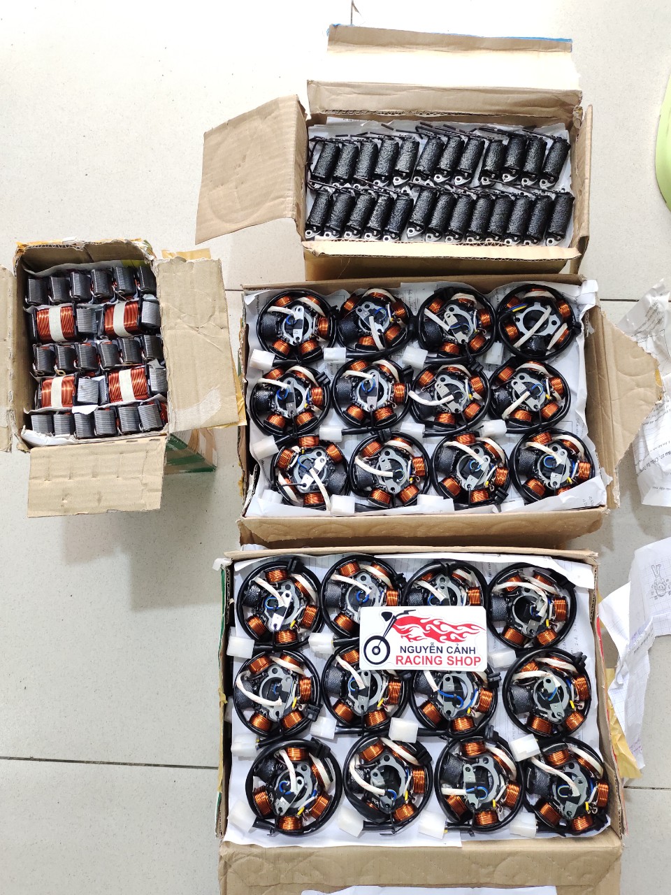 Lửa 6 cục 6 tép mobin đèn wave dream