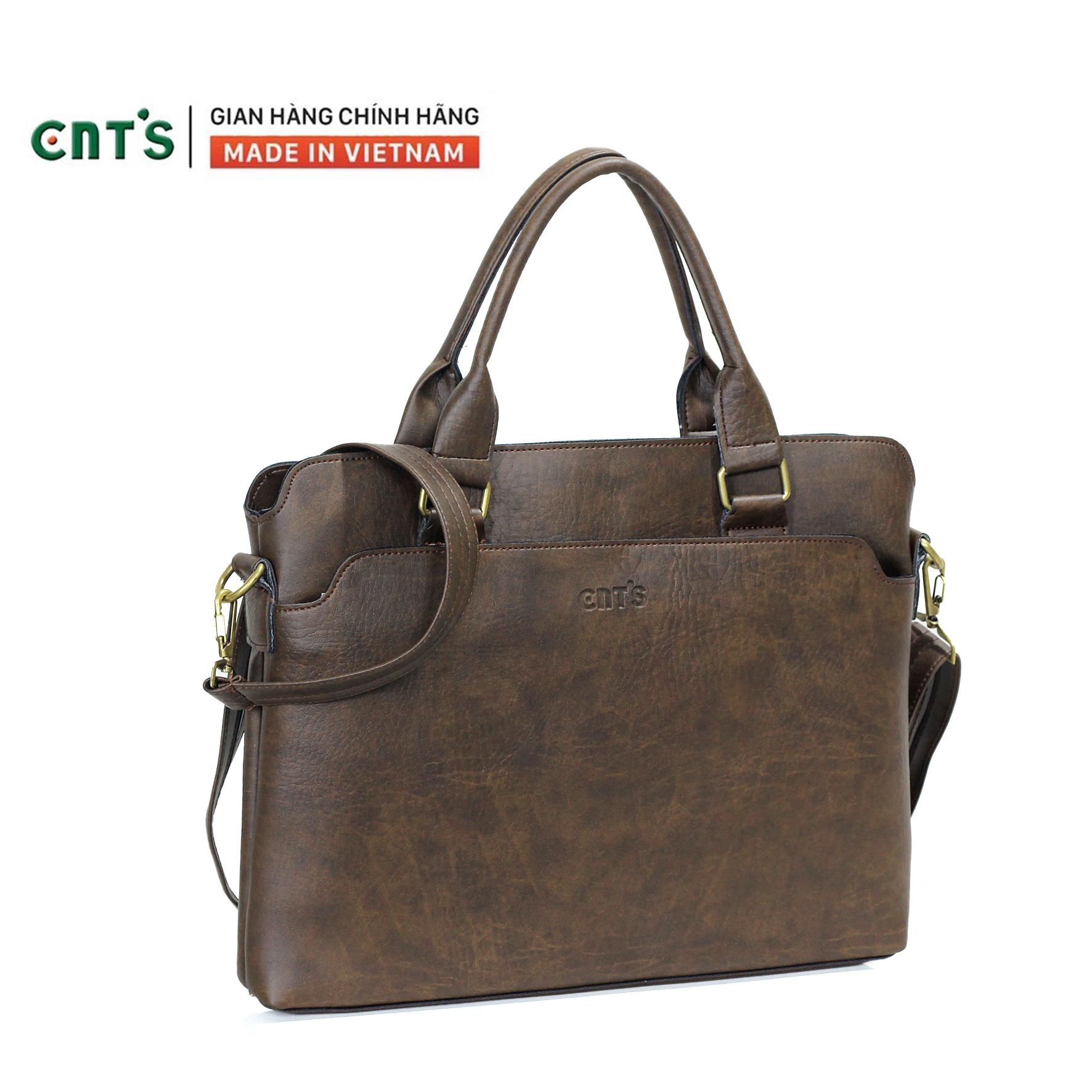 Cặp da công sở Unisex CNT HQ16 thời trang cao cấp