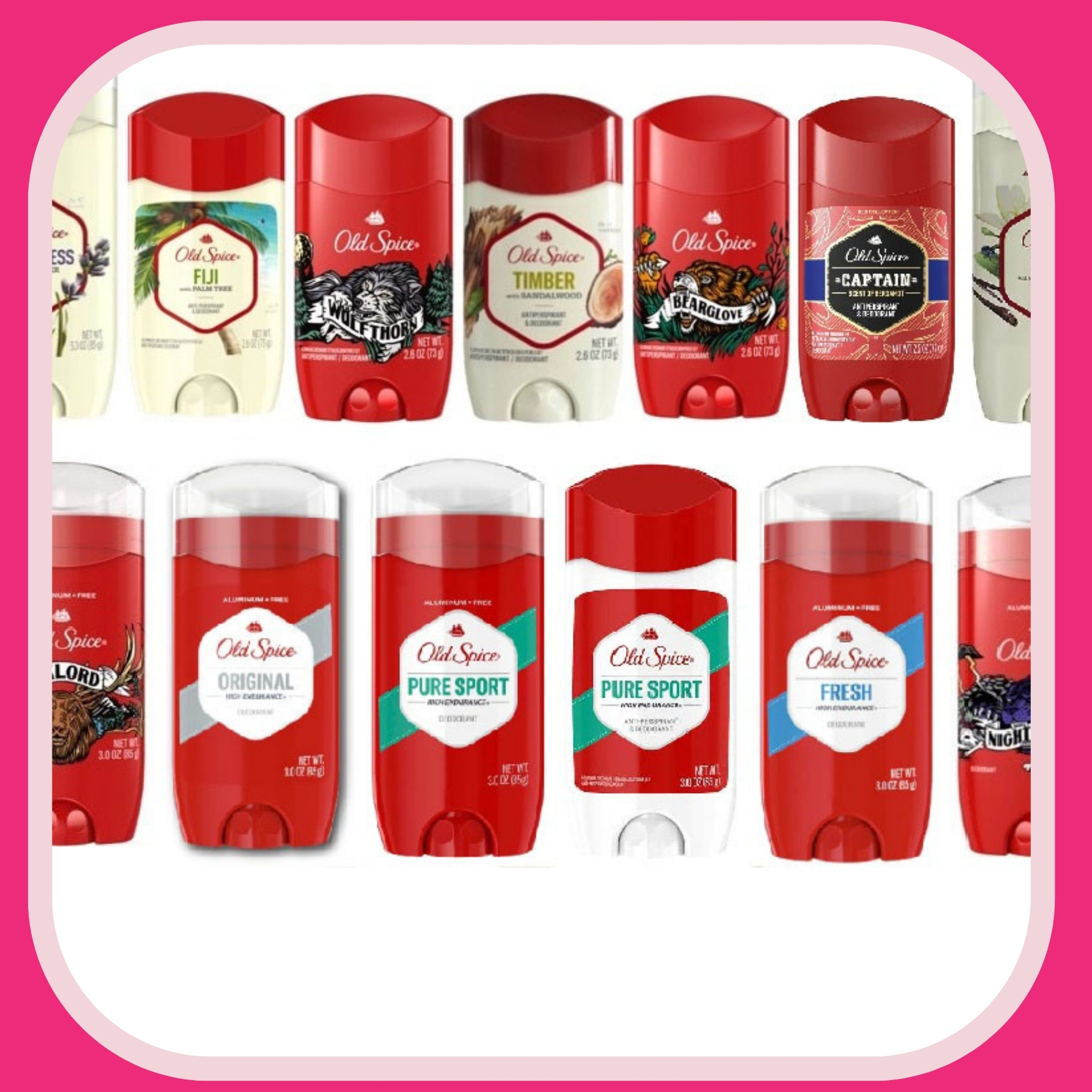Lăn nách Mỹ Old Spice Pure Sport 68g