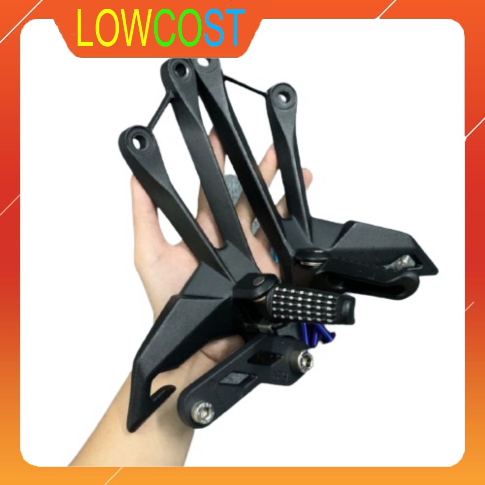 Gác chân sau kiểu dáng Z1000 bằng nhôm đúc nguyên khối gắn cho Exciter 150, Winner V1...