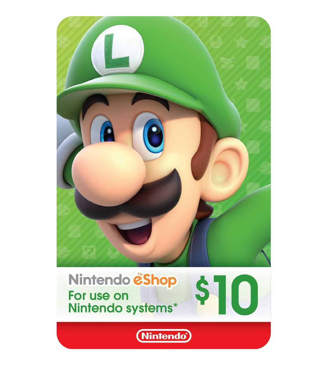Thẻ Eshop Gift Card hệ Us Code Eshop Nintendo