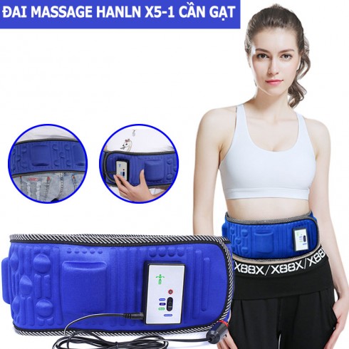Đai massage giảm béo x5 hàn quốc, đai massage giảm mỡ bụng, đánh tan giảm mỡ toàn thân cực hiệu quả